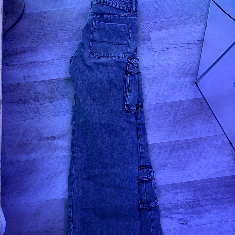 Garage Dark Blue Flare Jeans